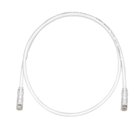 Panduit TX6 PLUS - Cavo patch - RJ-45 (M) a RJ-45 (M) - 10 m - UTP - CAT 6 - schermato, bloccato - bianco spento