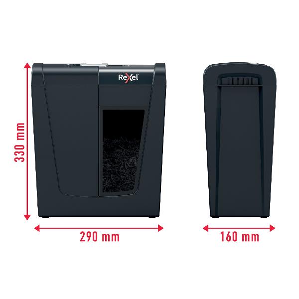 Distruggidocumenti Secure S5 - taglio a strisce - …