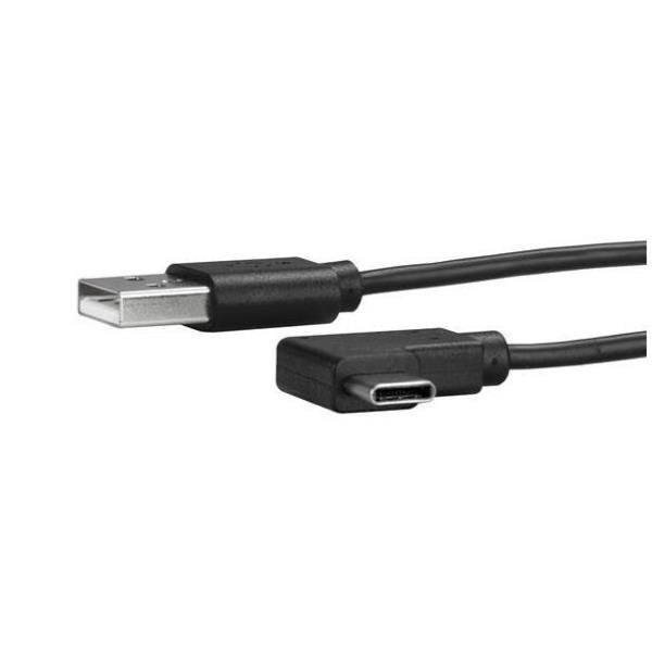 StarTech.com Cavo USB-A a USB-C - Angolato a destra - M/M - 1m - USB 2.0 - Cavo USB - USB (M) dritto a 24 pin USB-C (M) Angolo retto - USB 2.0 - 1 m - nero