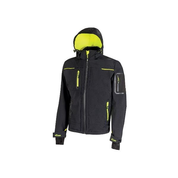 U-POWER GIACCA SPACE BLACK CARBONS