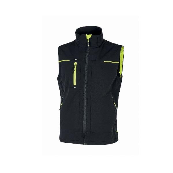 U-POWER GILET SATURN BLACK CARBONS