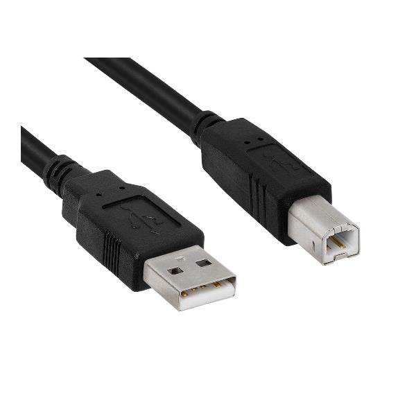 Hamlet XCU2AM-BM18USB-A 2.0 to USB-B 2.0 MMda 1.8 MT Cavo USB 2.0 da Tipo A a Tipo B Maschio-Maschio 1,8 Metri per Periferiche e Stampanti USB