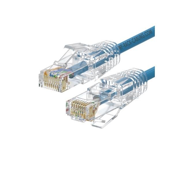 WP Europe - PATCH SLIM UUTP CAT.6A LSHF AZZURRO 0.5M