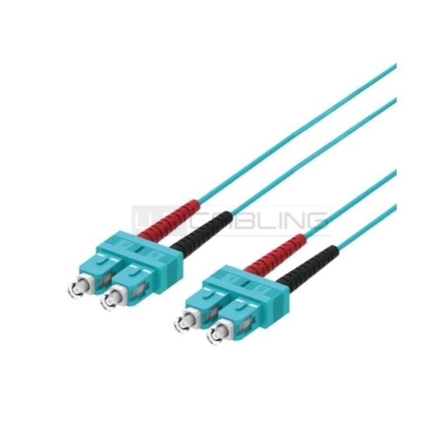 WP EUROPE PATCH 2FO OM3 LCD/2ST AQUA 0.5M