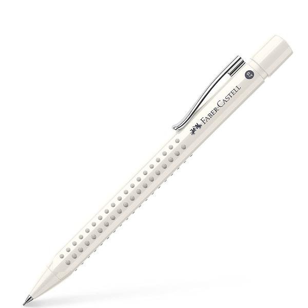 FABER CASTELL COCONUT MILK PORTAMINE FUSTO GRIP TRIANGOLARE MINA 0.5 mm CON GOMMINO BIANCO