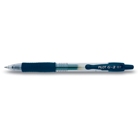 Roller gel a scatto G-2+ - punta 0,7mm - blu scuro - Pilot