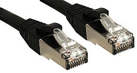 Lindy Premium - Cavo patch - RJ-45 (M) a RJ-45 (M) - 3 m - SFTP - CAT 6 - senza alogeni, antiaggrovigliamento - nero
