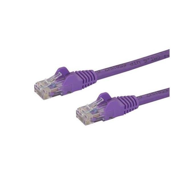 StarTech.com Cavo di Rete da 7m Viola Cat5e Ethernet RJ45 Antigroviglio - Cavo Patch Snagless - Cavo patch - RJ-45 (M) a RJ-45 (M) - 7 m - UTP - CAT 5e - antiaggrovigliamento - viola