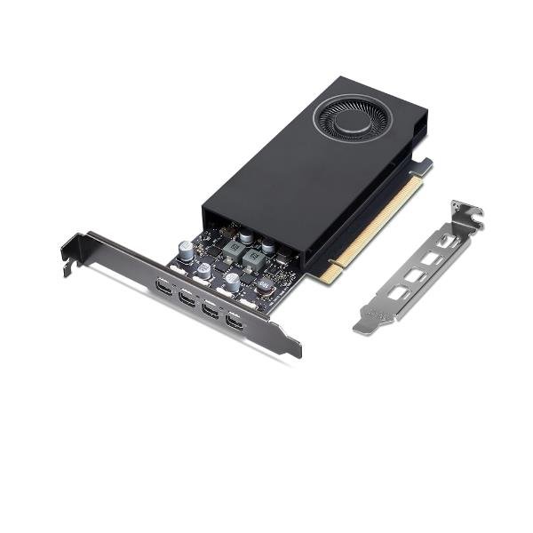 NVIDIA RTX A400 - Scheda grafica - RTX A400 - 4 GB GDDR6 - PCIe 4.0 x8 - 4 x Mini DisplayPort