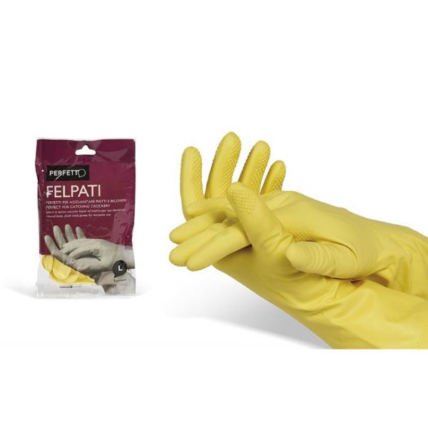 Guanti in lattice - felpati - taglia M/7 …