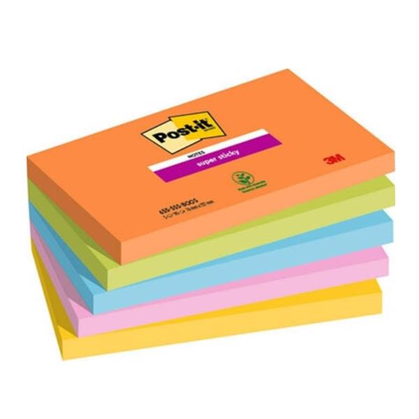 Blocco Post-it Super Sticky - 655-5SS-OAS - 76 …