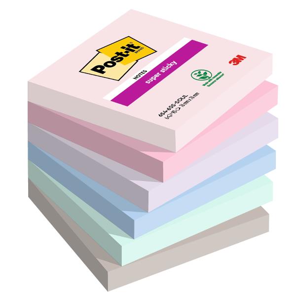 Blocco Post-it Super Sticky - 654-6SS-SOUL - 76 …