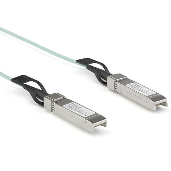 StarTech.com Cavo ottico attivo SFP+ compatibile con Dell EMC AOC-SFP-10G-2M - 2 m (AOCSFP10G2ME) - Cavo Ethernet 10GBase - SFP+ (P) serrato a SFP+ (P) serrato - 2 m - fibra ottica - Active Optical Cable (AOC)