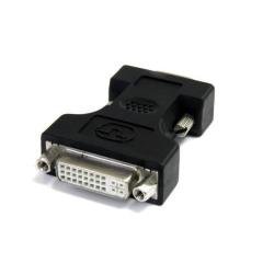 StarTech.com Adattatore DVI a VGA - Convertitore cavo DVI a VGA - Femmina / Maschio - F/M - colore Nero - Scheda VGA - DVI-I (F) a HD-15 (VGA) (M) - nero - per P/N: BNDDKT30CAHV, USB31GEVG, USB3SMDOCKHV