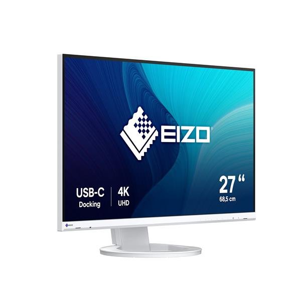 EIZO FlexScan EV2740S, 68,6 cm (27?), 3840 x 2160 Pixel, 4K Ultra HD, LCD, 6 ms, Bianco