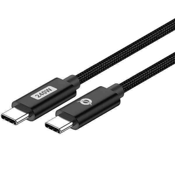 CAVI COMPUTER MOBILE - CAVO USB C-C PD 3.1 240W Ricarica rapida 2m -- 48V 5A, 480Mbps, E-Mark