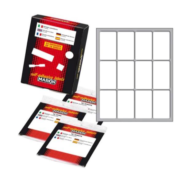 Etichette adesive - in carta - permanenti - …