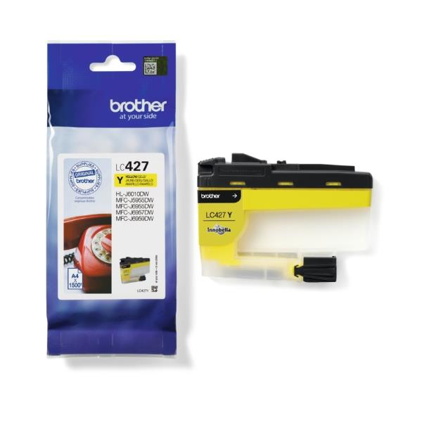 Brother - Cartuccia - Giallo - LC427Y - 1.500 pag