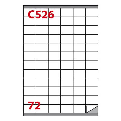 Etichette adesive C/526 - in carta - permanenti …