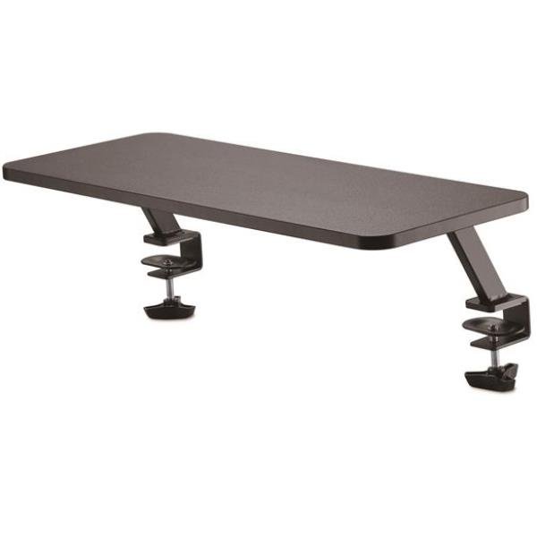 StarTech.com Rialzo per monitor - Montaggio su scrivania - Ampia larghezza di 65 cm (MNRISERCLMP) - Kit montaggio - per Monitor - nero - dimensione schermo: fino a 32" - montabile su desk