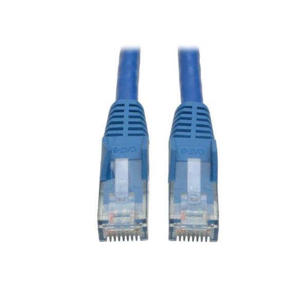 Tripp Lite 1ft Cat6 Gigabit Snagless Molded Patch Cable RJ45 M/M Blue 1' - Cavo patch - RJ-45 (M) a RJ-45 (M) - 30 cm - UTP - CAT 6 - stampato, antiaggrovigliamento, bloccato - blu