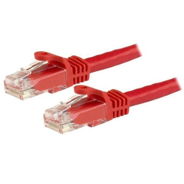 StarTech.com Cavo di rete CAT 6 - Cavo Patch Ethernet RJ45 UTP rosso da 10m antigroviglio - Cavo patch - RJ-45 (M) a RJ-45 (M) - 10 m - CAT 6 - stampato, antiaggrovigliamento - rosso