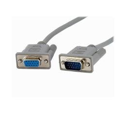 StarTech.com Cavo di Prolunga Estensione VGA da 3m - HD15 M/F - Prolunga VGA - HD-15 (VGA) (M) a HD-15 (VGA) (F) - 3 m - grigio - per P/N: DP2VGAMM6, DP2VGAMM6B, HD2VGAMM6, MXT101MM