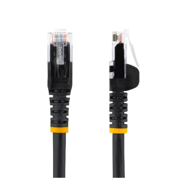StarTech.com Cavo Ethernet Cat 6 UTP da 50cm - Cavo di rete lan Cat6 10 Gbps 100W PoE LSZH - Cavo patch antigroviglio Nero (N6LPATCH50CMBK) - Cavo patch - RJ-45 (M) a RJ-45 (M) - 50 cm - 6 mm - UTP - CAT 6 - antiaggrovigliamento - nero
