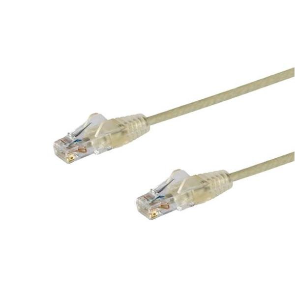 StarTech.com Cavo di Rete Ethernet Snagless CAT6 da 1m - Cavo Patch antigroviglio slim RJ45 - Grigio - Cavo patch - RJ-45 (M) a RJ-45 (M) - 1 m - CAT 6 - antiaggrovigliamento - grigio
