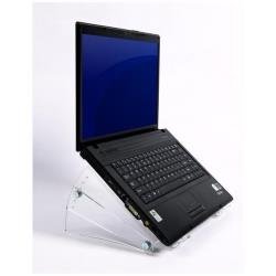 Neomounts NSNOTEBOOK300 - Supporto - per portatile - acrilico - trasparente - dimensione schermo: 10"-22"