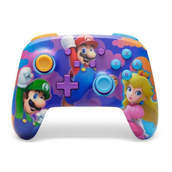 POWERA COLOR SPLASH NINTENDO SWITCH OLED NINTENDO SWITCH LITE CONTROLLER WIRELESS