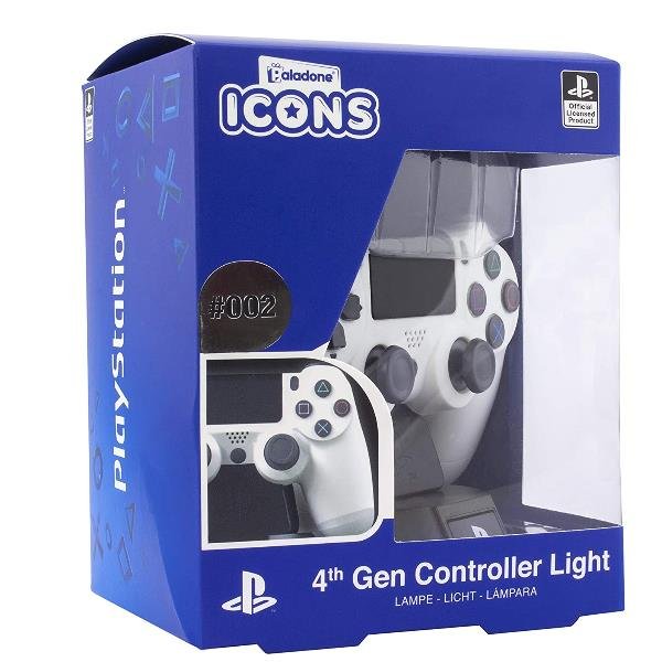 Paladone Icon Playstation DS4 Controller - Lampada decorativa - luce bianca