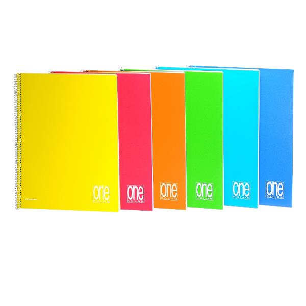 Maxiquaderno One Color PP - A4 - 5mm …