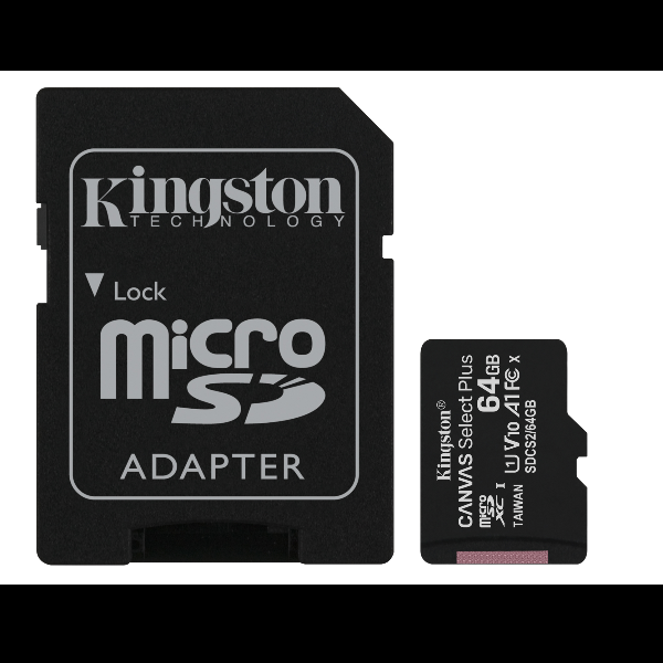 PARTI DI RICAMBIO 64GB MICSDXC CANVAS SELECT