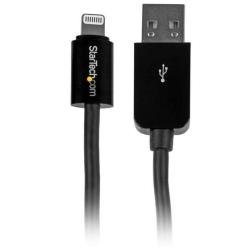 StarTech.com Cavo da USB a Lightning da 3 m - Cavo di ricarica lungo per iPhone / iPad / iPod - Cavo da Lightning a USB - Certificato Apple MFi - Nero (USBLT3MB) - Cavo Lightning - Lightning maschio a USB maschio - 3 m - nero - per P/N: BOX4CABLE