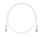 Panduit TX6 PLUS - Cavo patch - RJ-45 (M) a RJ-45 (M) - 1.5 m - UTP - CAT 6 - schermato, antiaggrovigliamento, bloccato - bianco spento