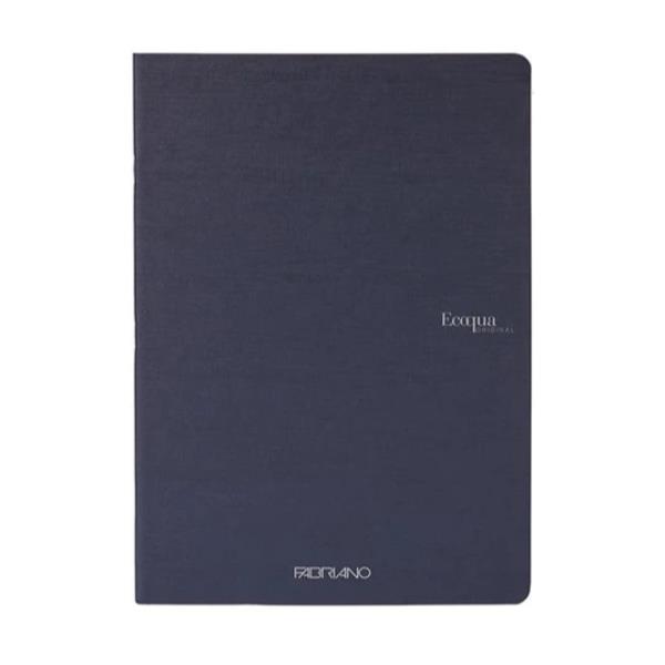 Maxiquaderno Ecoqua Original PM - A4 - 5 mm - 40 fogli - 90gr - blu scuro - Fabriano