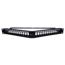 WP EUROPE PANN.1U ANGOL.PER 24 RJ45U NERO
