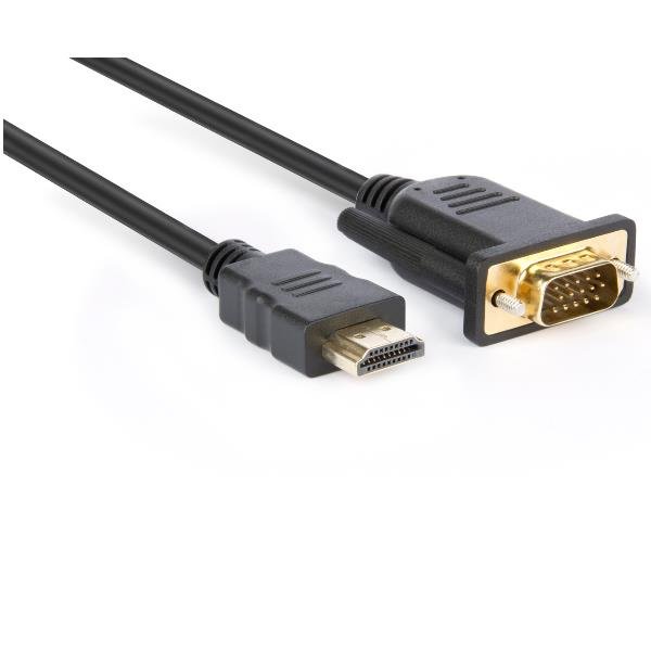 Hamlet XVCHDM-VGA180 - Cavo adattatore - HDMI maschio a HD-15 (VGA) maschio - 1.8 m - supporto 1080p