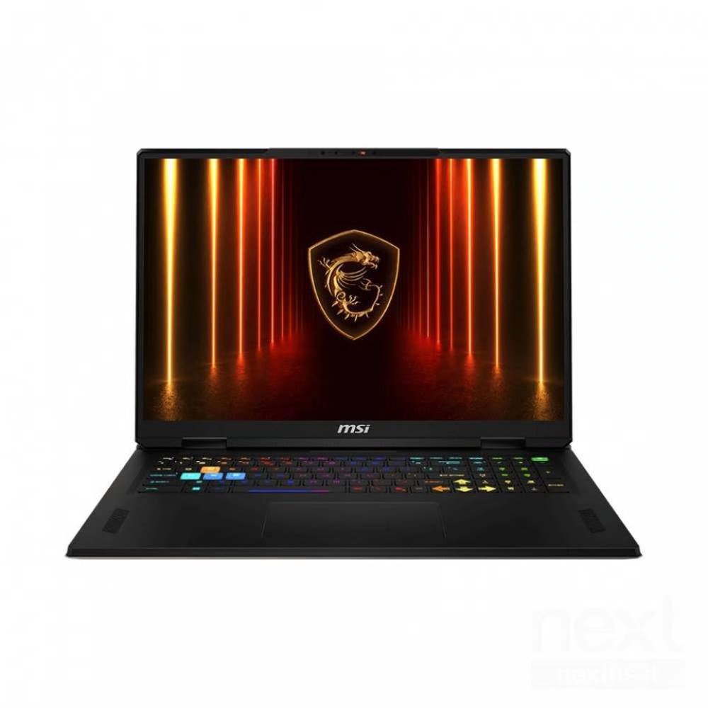 MSI VECTOR 18 HX AI A2XWJG-853IT AI PC 18" INTEL CORE ULTRA 9 275H RAM 32GB-SSD 1TB NVMe-NVIDIA GEFORCE RTX 5090 24GB-2.5 GBe ETHERNET-WIN 11 HOME (9S7-1824B4-853)