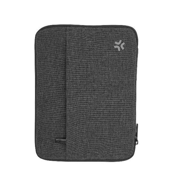 CELLY ORGANIZER CUSTODIA PER NOTEBOOK DA 13.3" IN POLIESTERE TASCA ESTERNA CHIUSURA CON DOPPIA ZIP GRIGIO