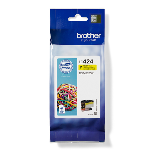 Brother - Cartuccia - Giallo - LC424Y - 750 pag