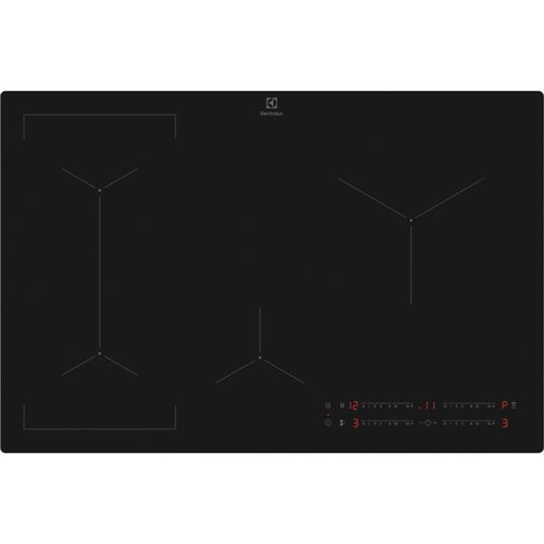 ELECTROLUX EIV83443CT PIANO COTTURA A INDUZIONE 80 CM ZONE DI COTTURA FLESSIBILI FUNZIONE BRIDGE NERO