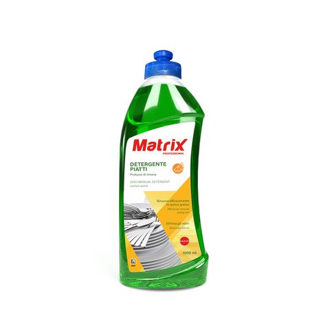 MATRIX SAPONE LIQUIDO PER PIATTI E STOVIGLIE AL LIMONE FLACONE DA 1 LT CONF 6 Pz.