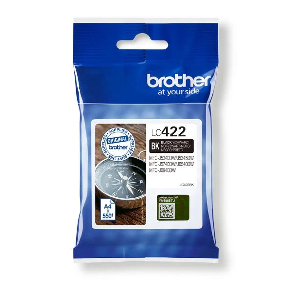 Brother - Cartuccia - Nero - LC422BK - …