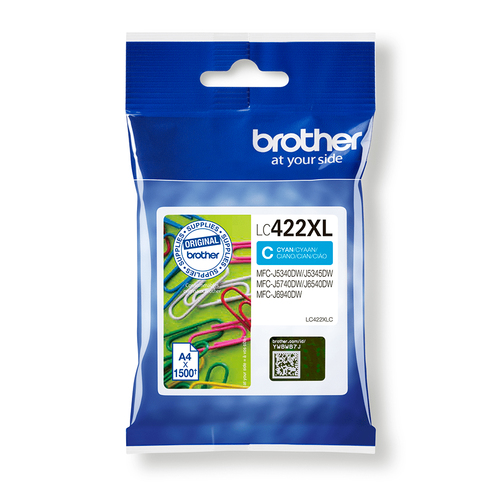 Brother - Cartuccia - Ciano - LC422XLC - 1.500 pag
