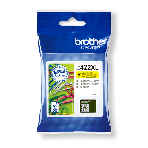 Brother - Cartuccia - Giallo - LC422XLY - 1.500 pag