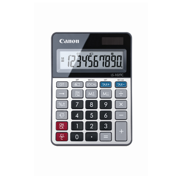 Canon - Calcolatrice LS-102TC - Grigio - 2471C001