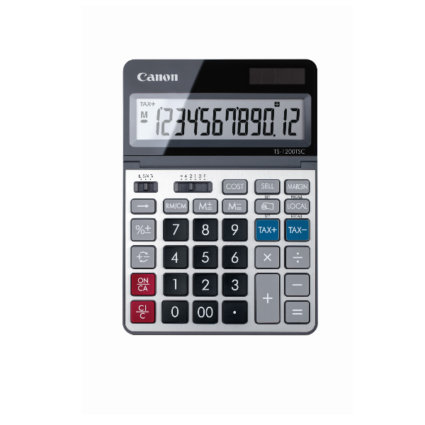 Canon - Calcolatrice TS-1200TSC - Grigio - 2468C002