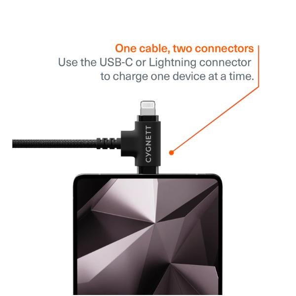 CYGNETT UNITE T-TYPE USB-C 1M BLACK